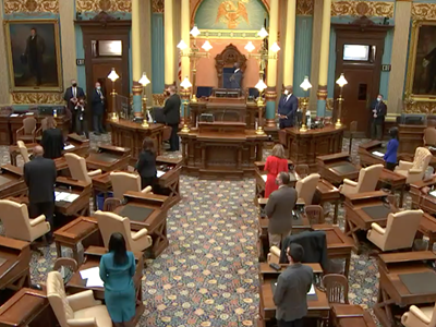 Michigan's Electoral College casts votes for President-elect Joe Biden.