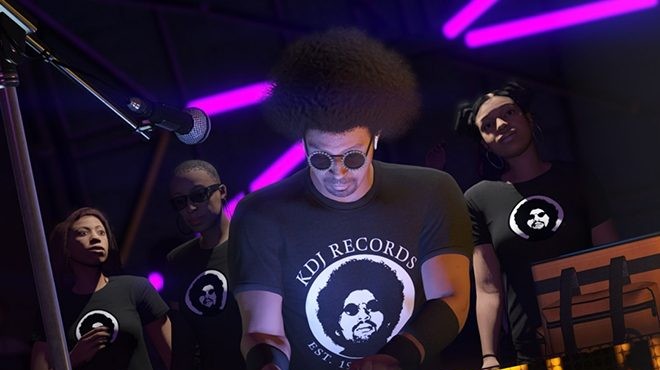 Moodymann DJs at a nightclub in the new 'Grand Theft Auto' update