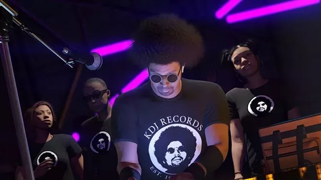 Image: Moodymann DJs at a nightclub in the new 'Grand Theft Auto' update