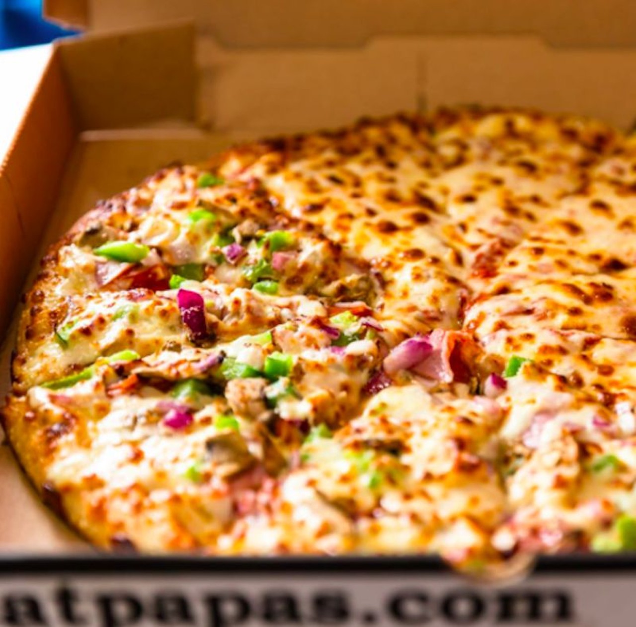 Papa’s Pizza & BBQ
2697 W. Grand Blvd., Detroit; 313-875-5555 | 7410 W. Seven Mile Rd., Detroit; 313-279-2222 | eatpapas.com
At Papa’s you can build your own pizza, or order one of their specialty pizzas such as Meat Lovers, Buffalo Chicken, or the A-1 Philly Steak.
Photo via Papa’s Pizza & BBQ / Facebook