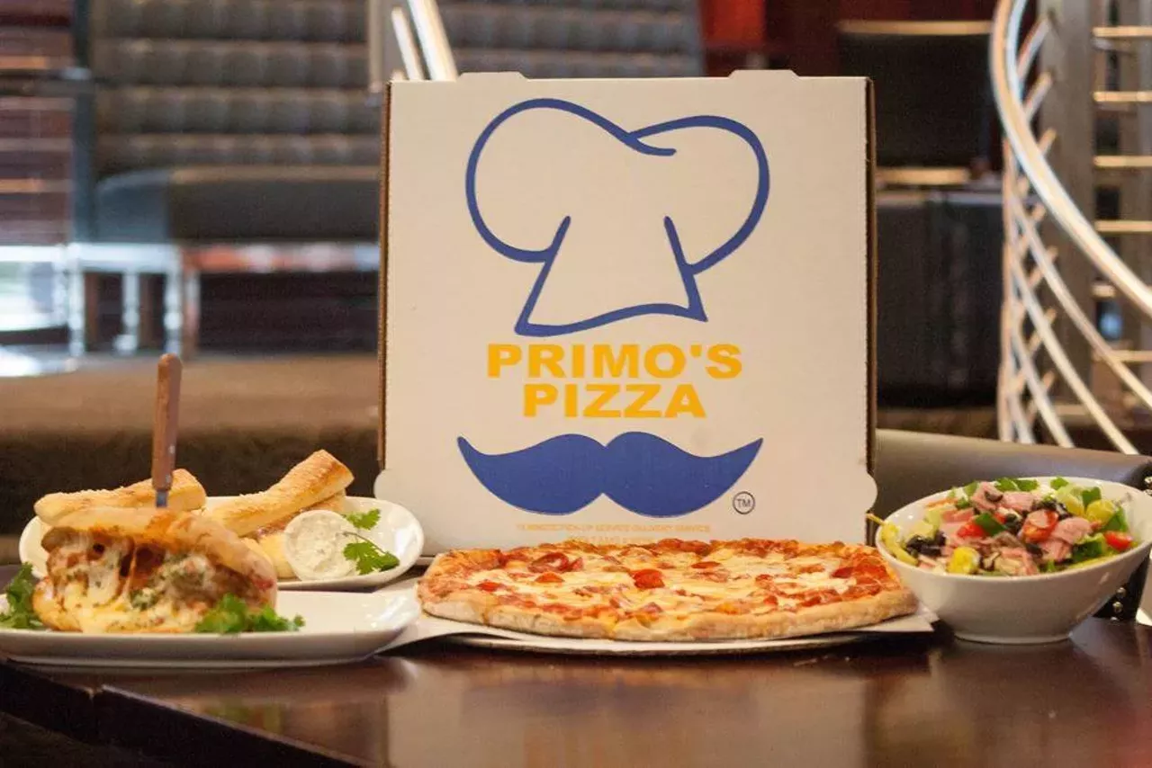 Primo’s Pizza Multiple locations Italian immigrant Marino Soave opened his first pizzeria in 1968 in Livonia, which eventually became a beloved regional pizza chain. Photo via Primo’s Pizza Of Royal Oak / Facebook