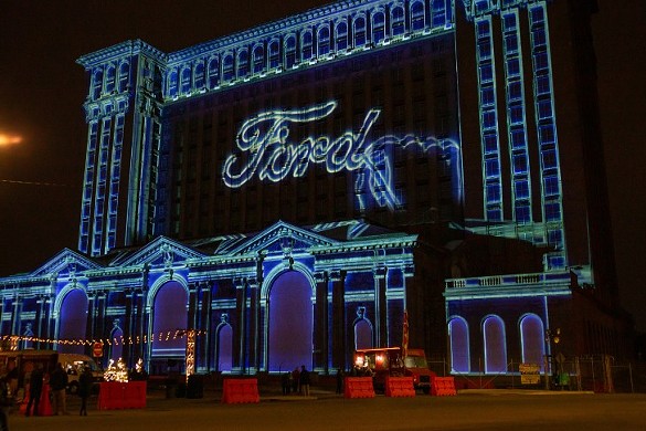 Everyone we saw at Ford's first-ever Winter Festival at Michigan Central Station