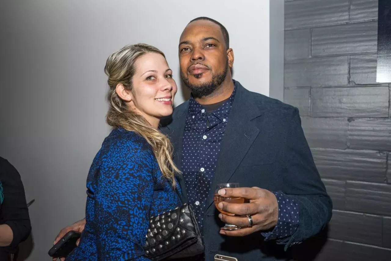 Image: Everyone we saw at Hall of Whiskey inside Detroit's Fisher Building