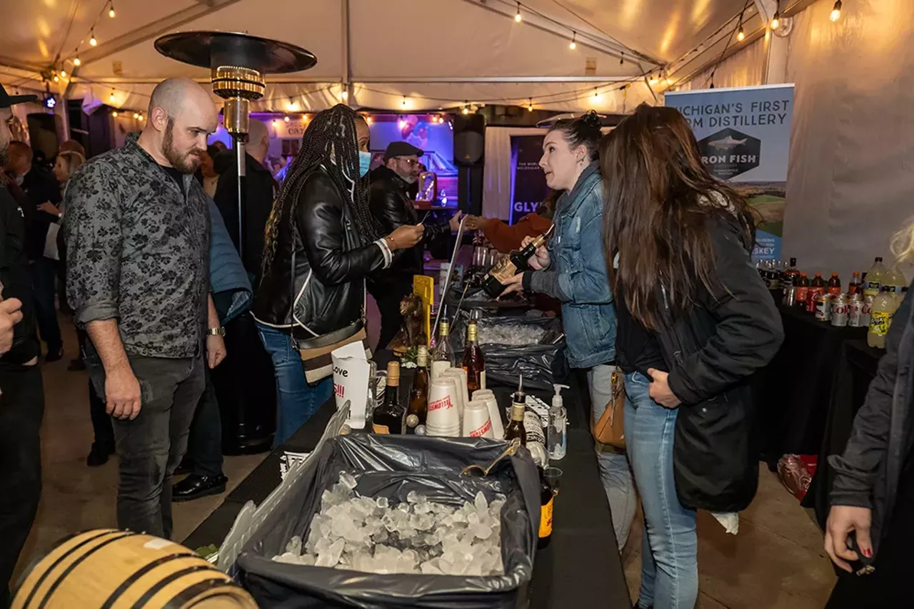 Image: Everyone we saw at Metro Times&#146; Whiskey in the Winter event at the Detroit Shipping Co.