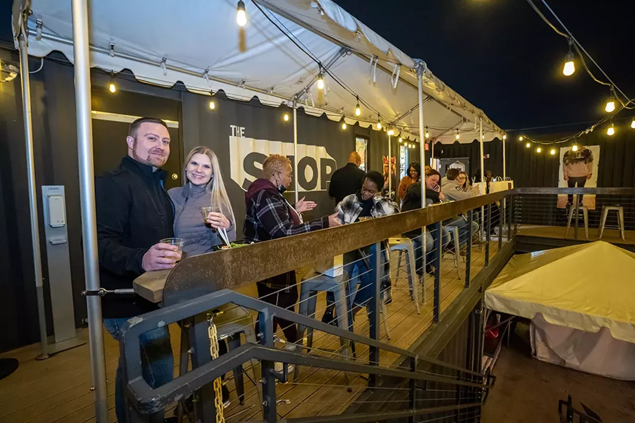 Image: Everyone we saw at Metro Times&#146; Whiskey in the Winter event at the Detroit Shipping Co.