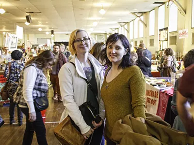 Image: Everyone we saw at the Detroit Urban Craft Fair at the Masonic Temple