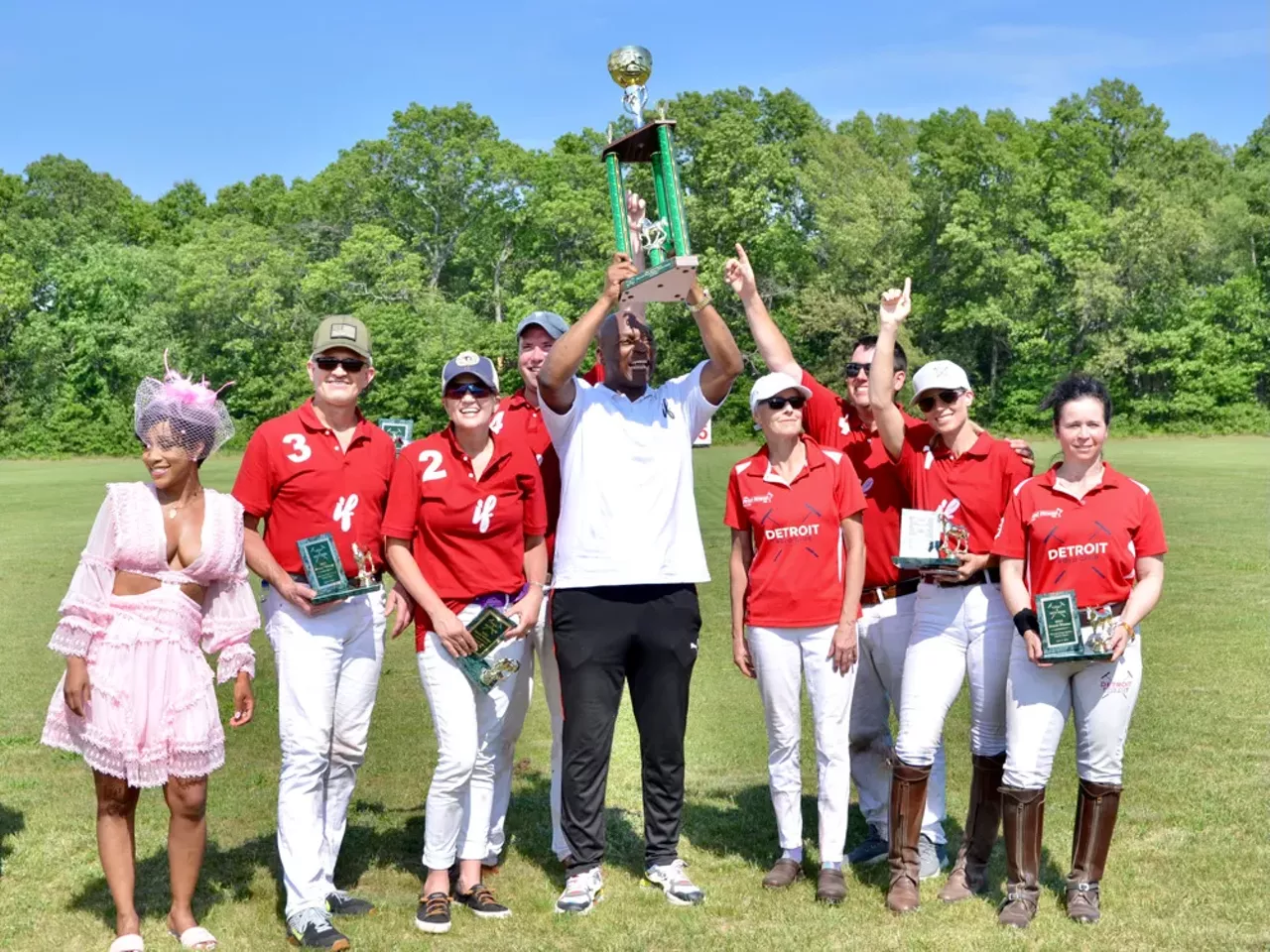 Image: Everyone we saw at the first Polo and Pretty Women Charity Event at the Detroit Polo Club