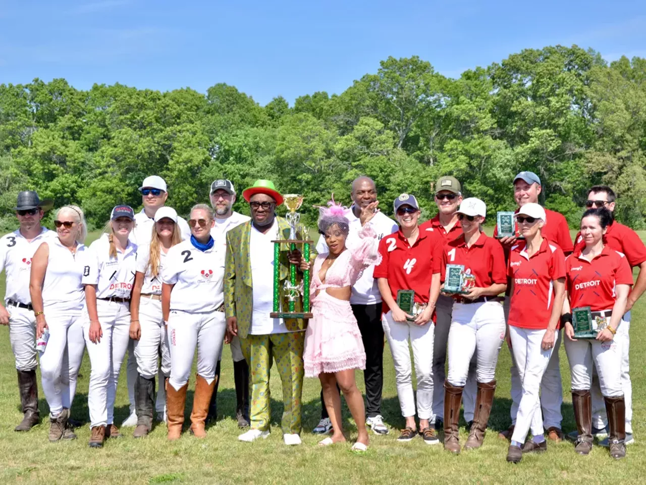Image: Everyone we saw at the first Polo and Pretty Women Charity Event at the Detroit Polo Club