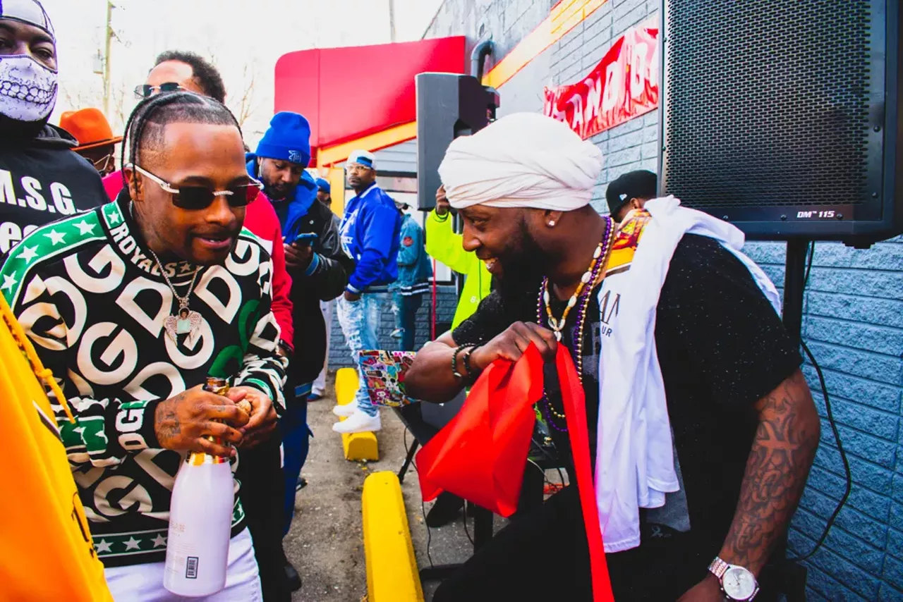 Image: Everyone we saw at the grand opening of rapper Tone Tone's Toney Island restaurant in Detroit