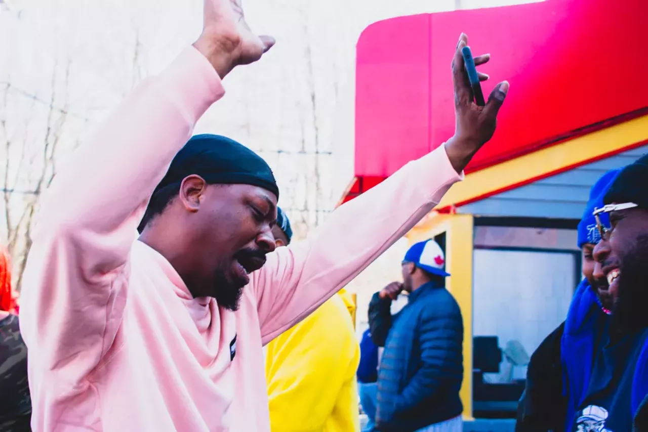 Image: Everyone we saw at the grand opening of rapper Tone Tone's Toney Island restaurant in Detroit