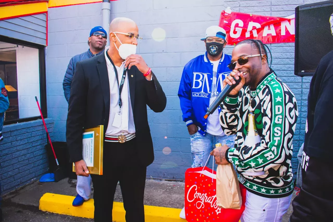 Image: Everyone we saw at the grand opening of rapper Tone Tone's Toney Island restaurant in Detroit