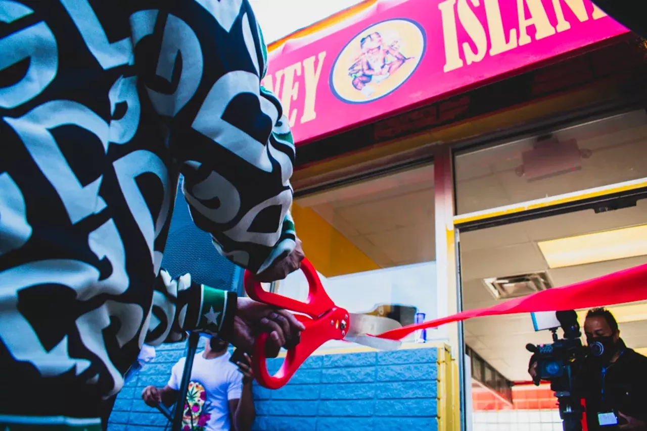 Image: Everyone we saw at the grand opening of rapper Tone Tone's Toney Island restaurant in Detroit