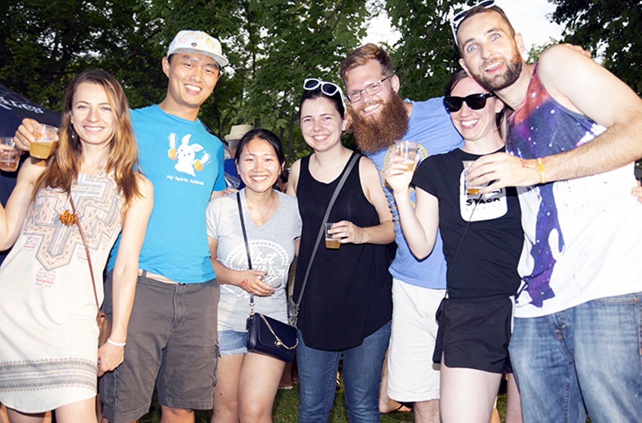Everyone we saw at the Michigan Brewers Guild's Summer Beer Festival