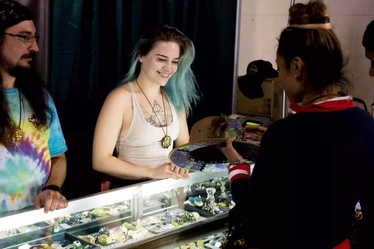 Image: Everyone we saw at the Michigan Glass Project event at the Russell Industrial Center