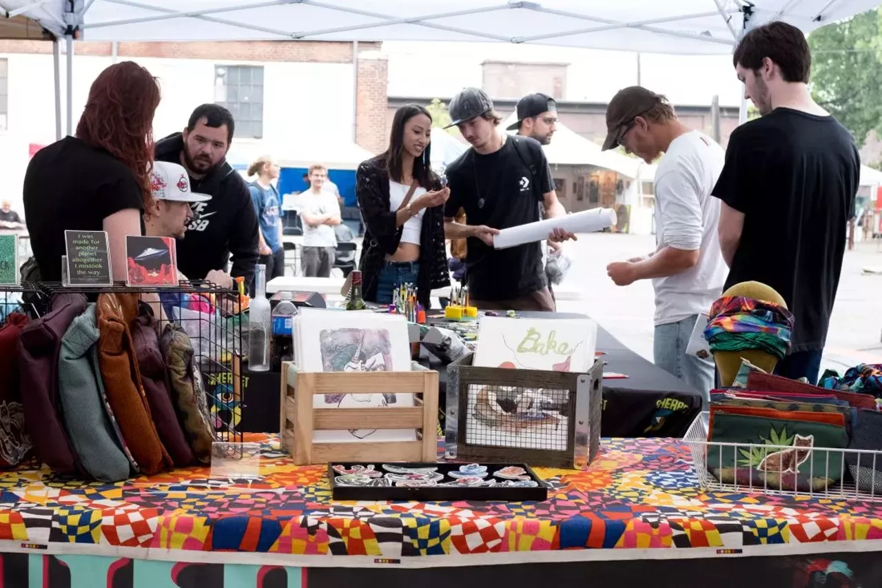 Image: Everyone we saw at the Michigan Glass Project event at the Russell Industrial Center