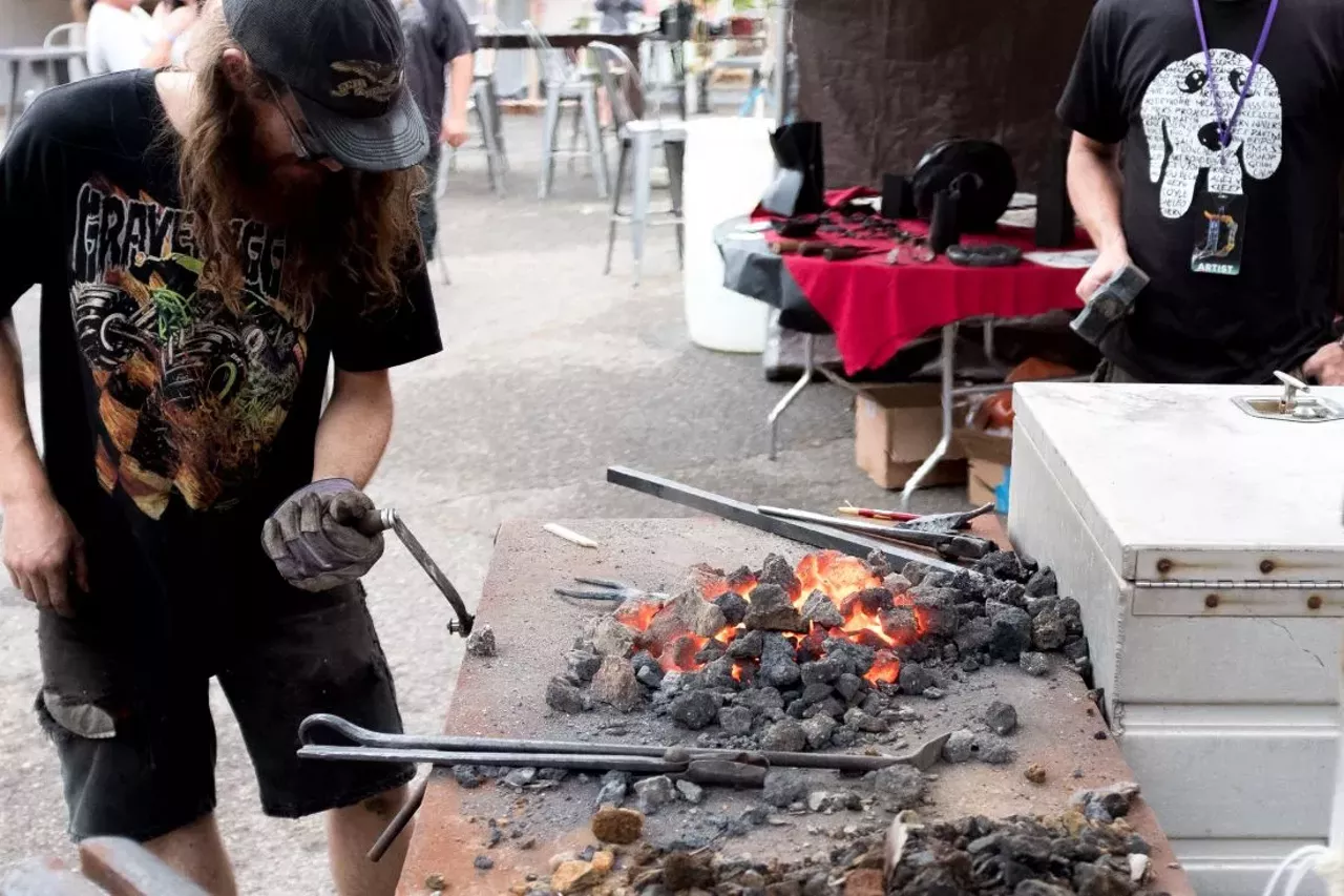 Image: Everyone we saw at the Michigan Glass Project event at the Russell Industrial Center