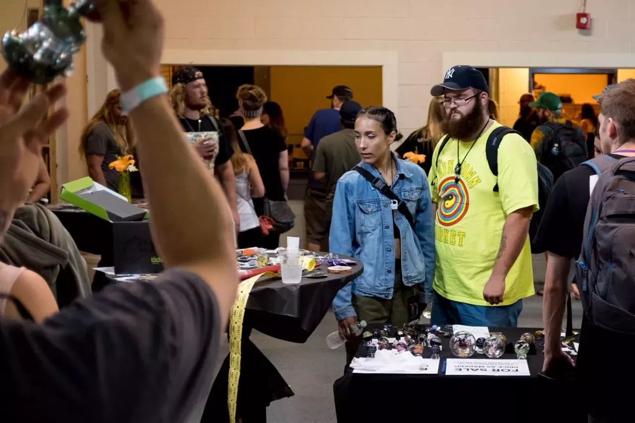 Image: Everyone we saw at the Michigan Glass Project event at the Russell Industrial Center