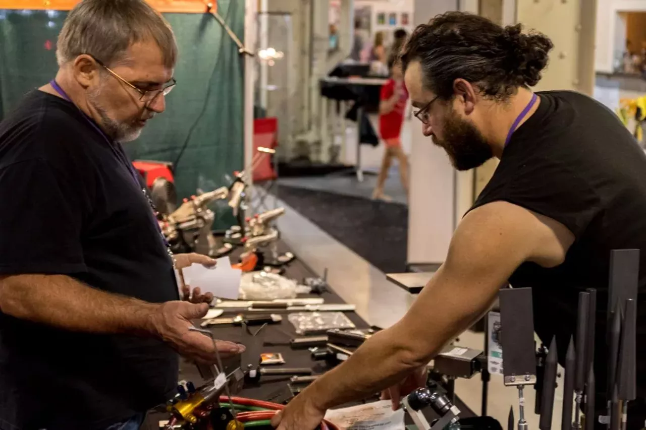 Image: Everyone we saw at the Michigan Glass Project event at the Russell Industrial Center