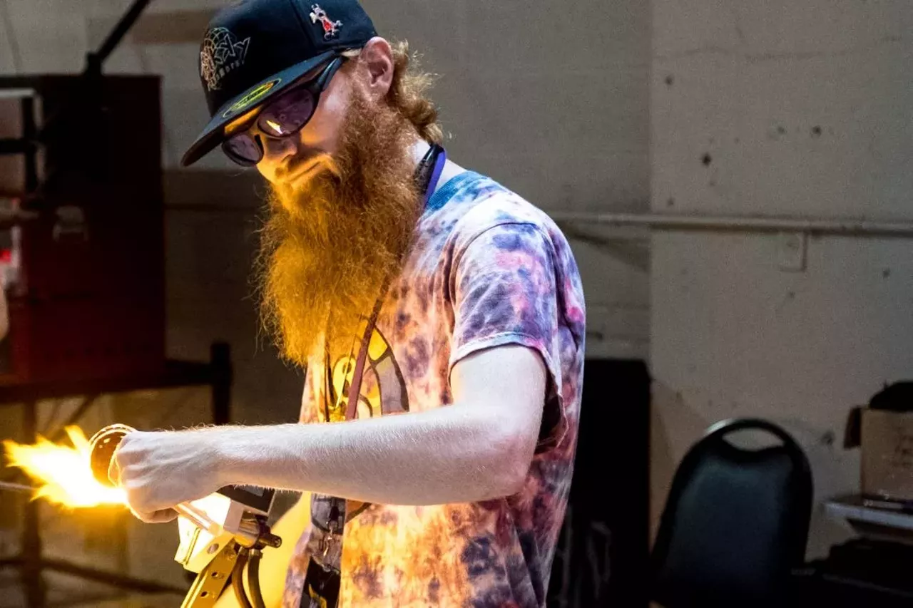 Image: Everyone we saw at the Michigan Glass Project event at the Russell Industrial Center