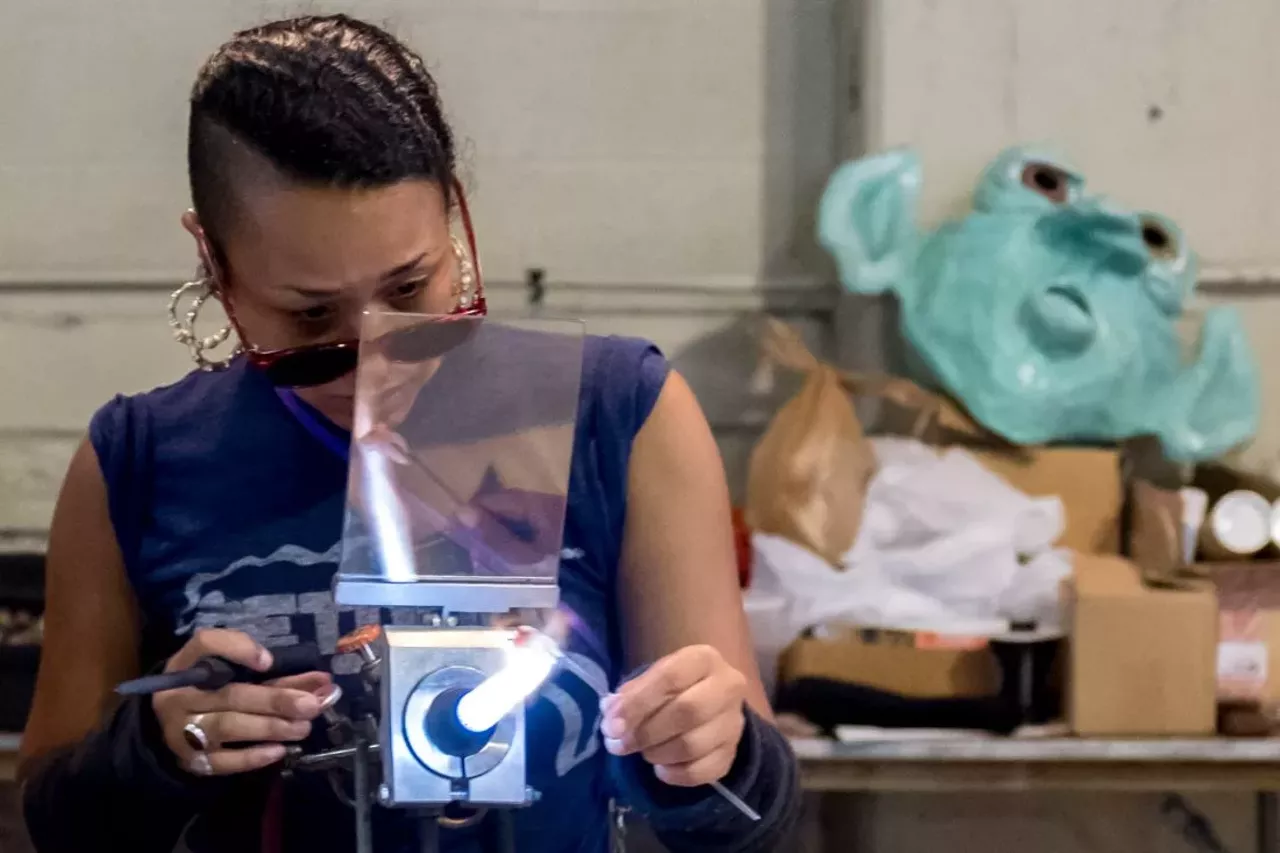 Image: Everyone we saw at the Michigan Glass Project event at the Russell Industrial Center