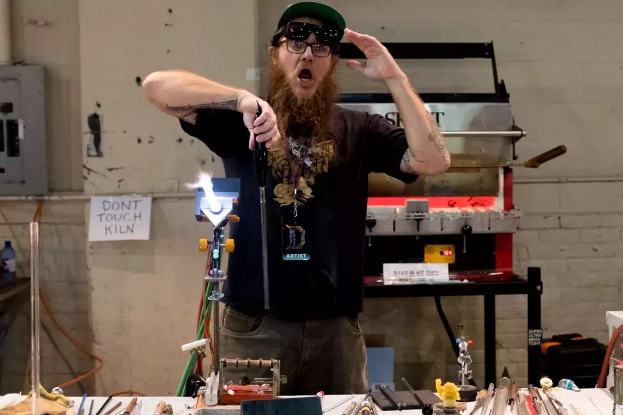 Image: Everyone we saw at the Michigan Glass Project event at the Russell Industrial Center
