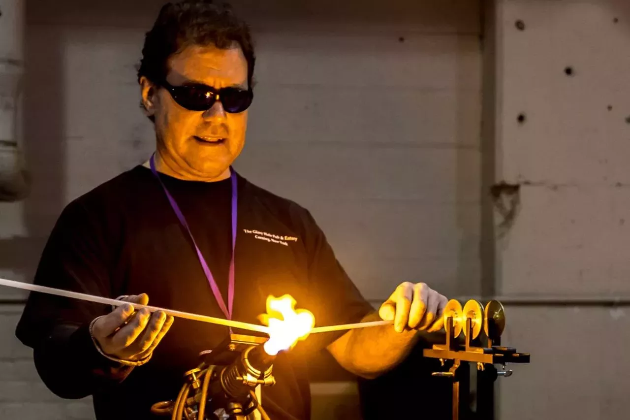 Image: Everyone we saw at the Michigan Glass Project event at the Russell Industrial Center
