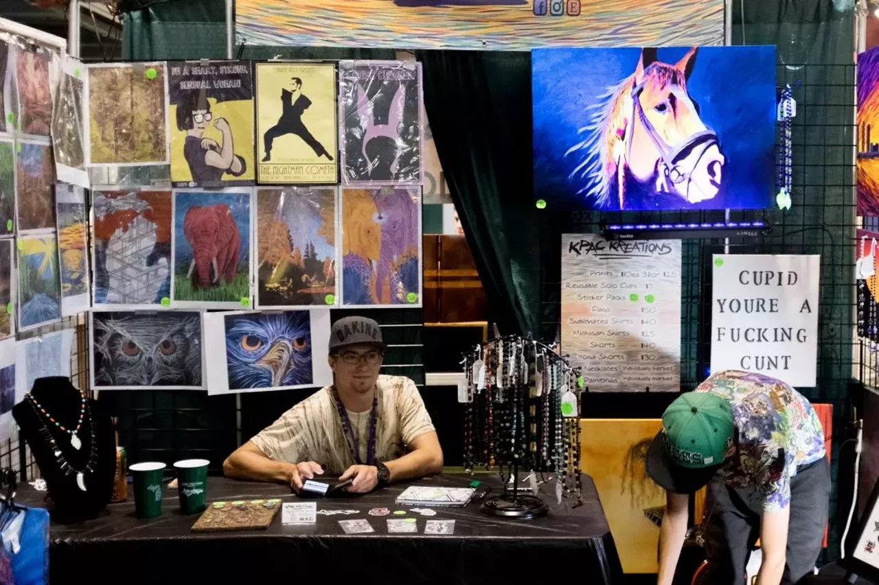 Image: Everyone we saw at the Michigan Glass Project event at the Russell Industrial Center