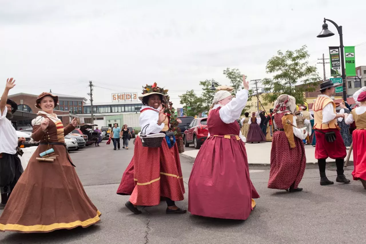 Image: Everyone we saw at the Michigan Renaissance Festival kick-off party