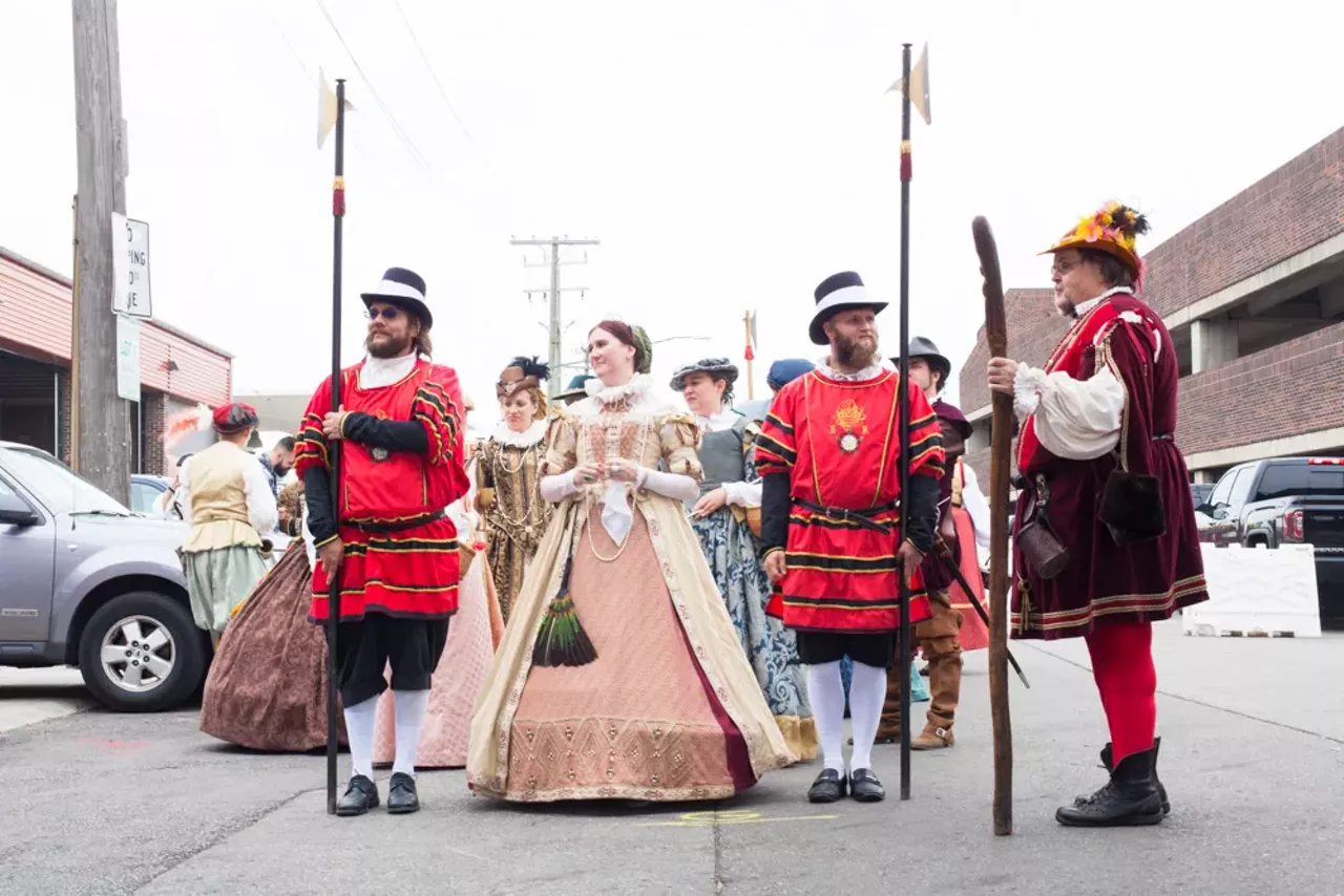 Image: Everyone we saw at the Michigan Renaissance Festival kick-off party
