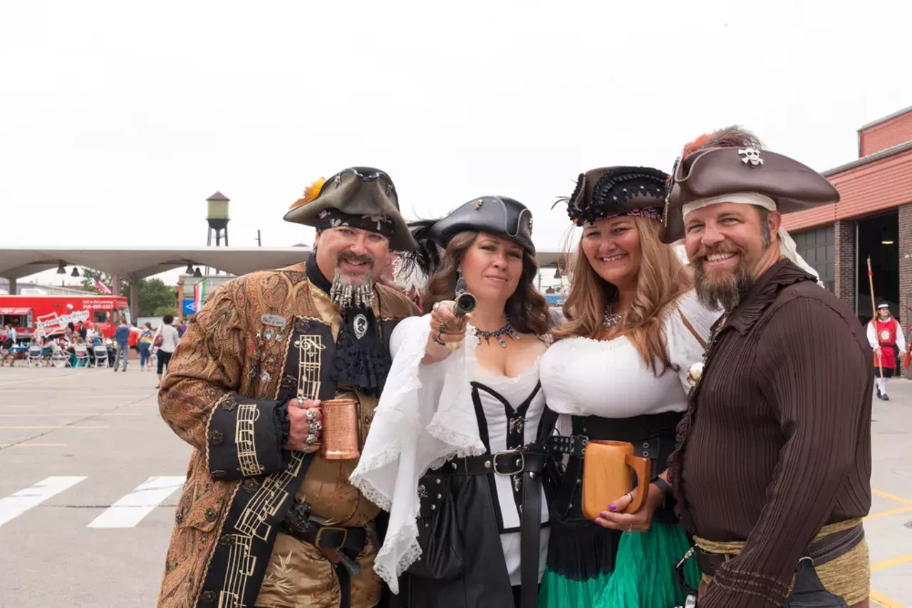 Image: Everyone we saw at the Michigan Renaissance Festival kick-off party