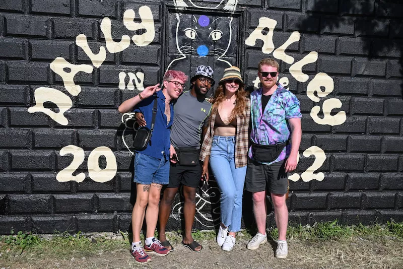Image: Everyone we saw at the return of Dally in the Alley