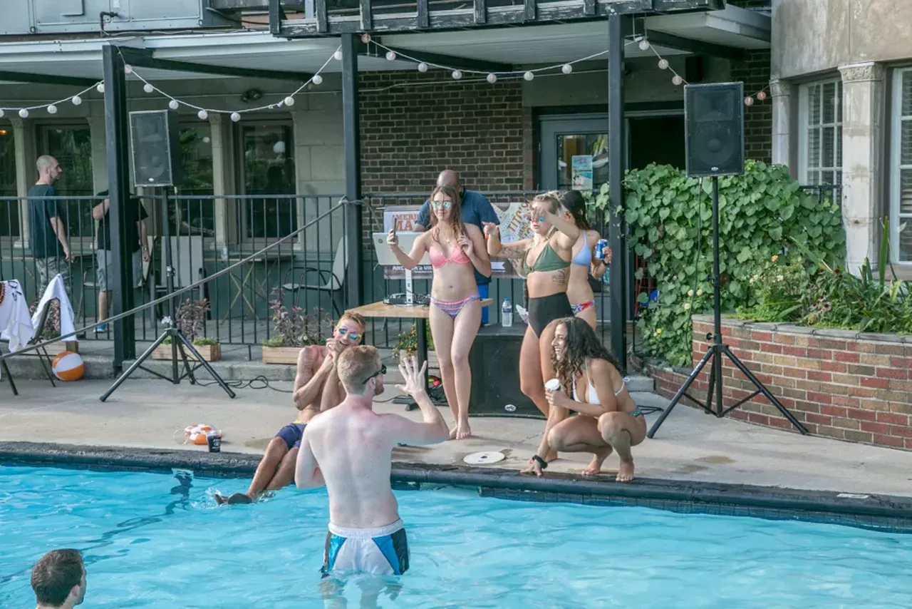 Image: Everyone we saw at the Sunday Splash at Common Pub