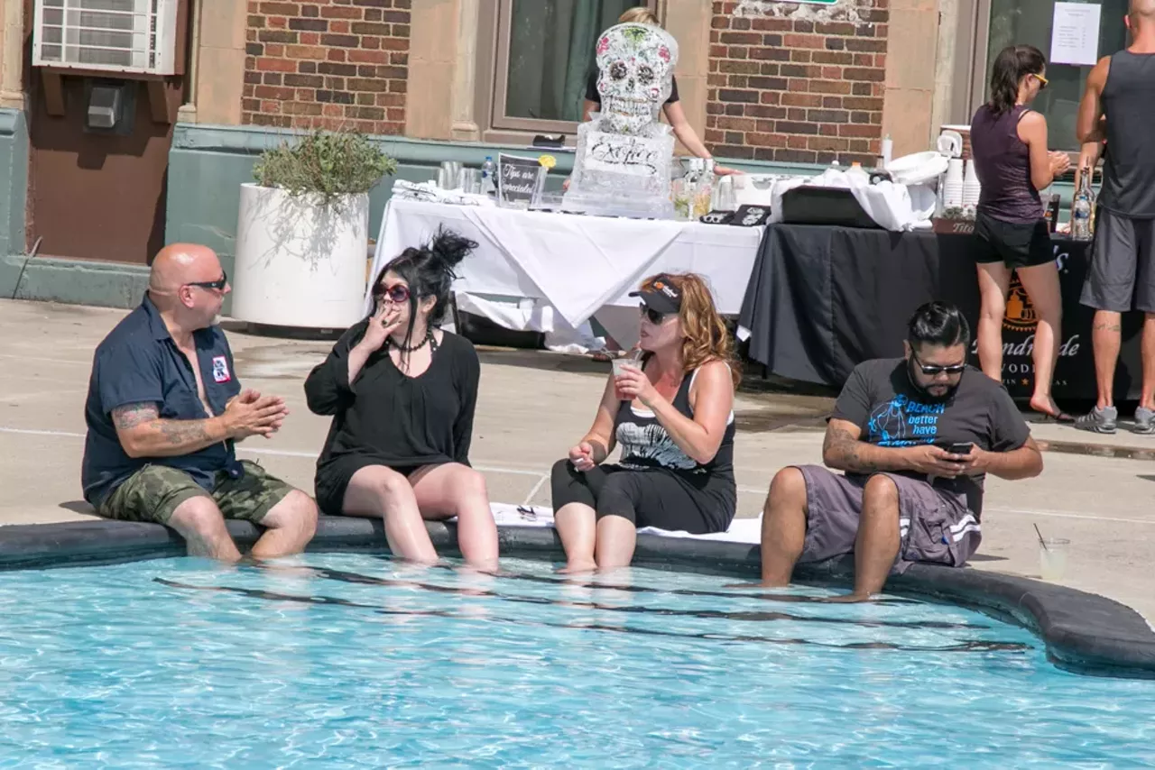 Image: Everyone we saw at the Sunday Splash at Common Pub
