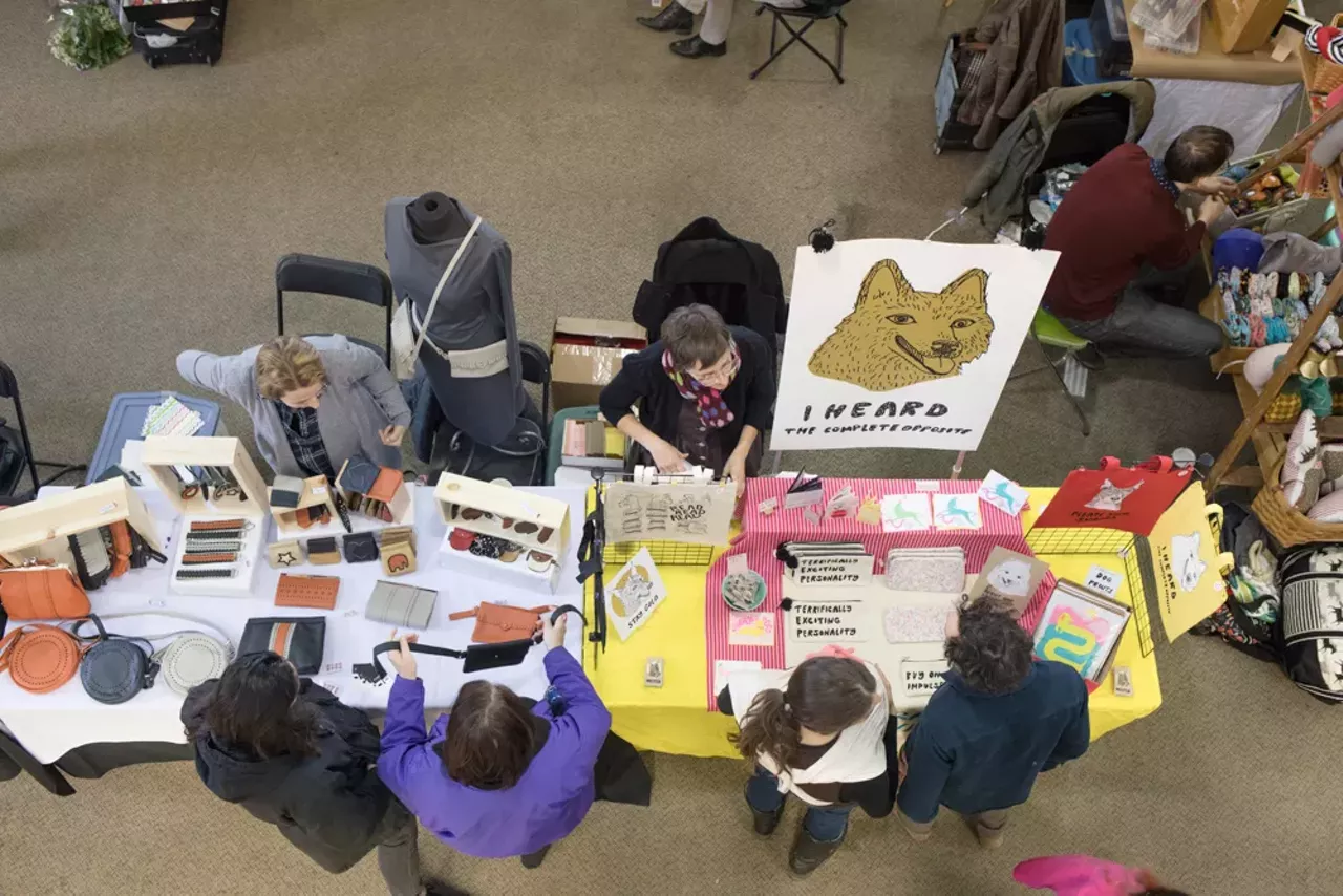 Image: Everyone we saw at Tiny Expo at Downtown Ann Arbor District Library