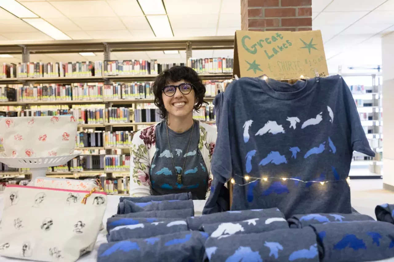 Image: Everyone we saw at Tiny Expo at Downtown Ann Arbor District Library