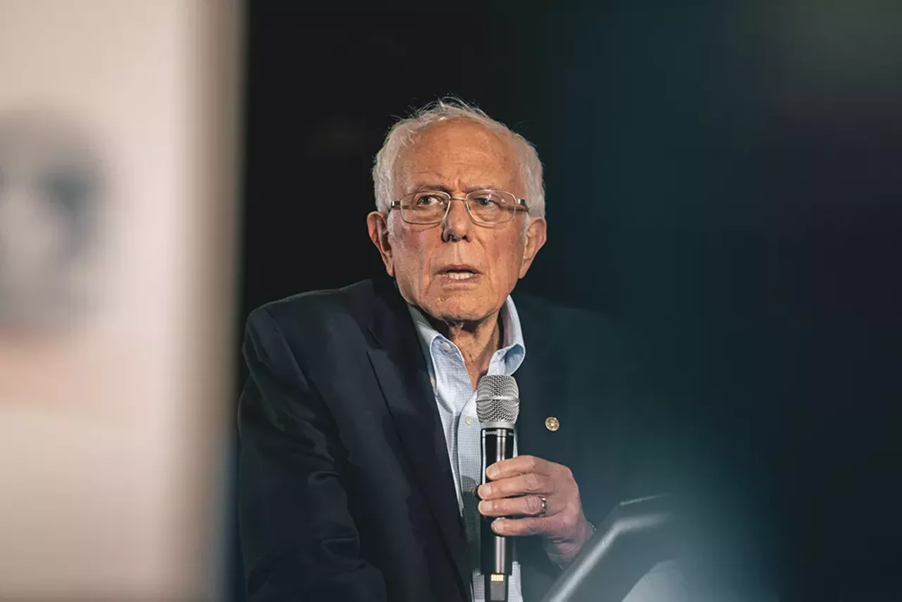 Image: Everyone we saw feeling the Bern at Bernie Sanders' Detroit rally at TCF Center