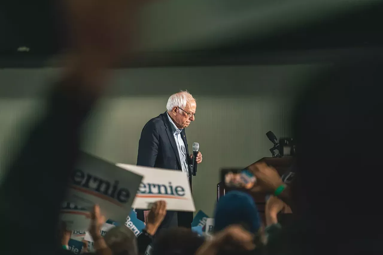 Image: Everyone we saw feeling the Bern at Bernie Sanders' Detroit rally at TCF Center