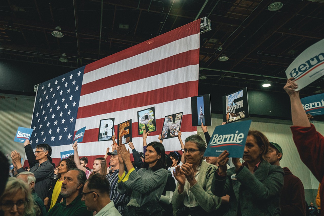 Everyone we saw feeling the Bern at Bernie Sanders' Detroit rally at TCF Center