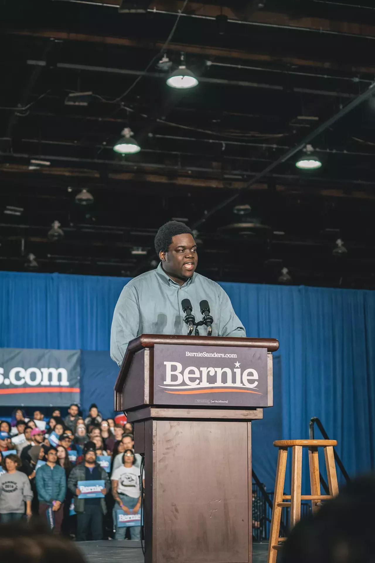 Image: Everyone we saw feeling the Bern at Bernie Sanders' Detroit rally at TCF Center