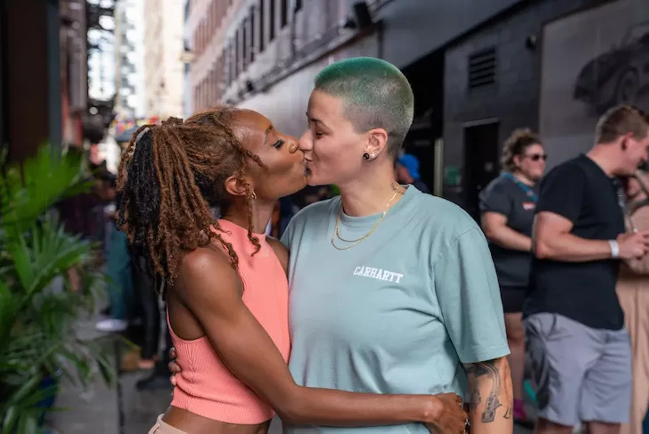 Image: Everyone we saw jamming at Lesbian Social Detroit's Block Party