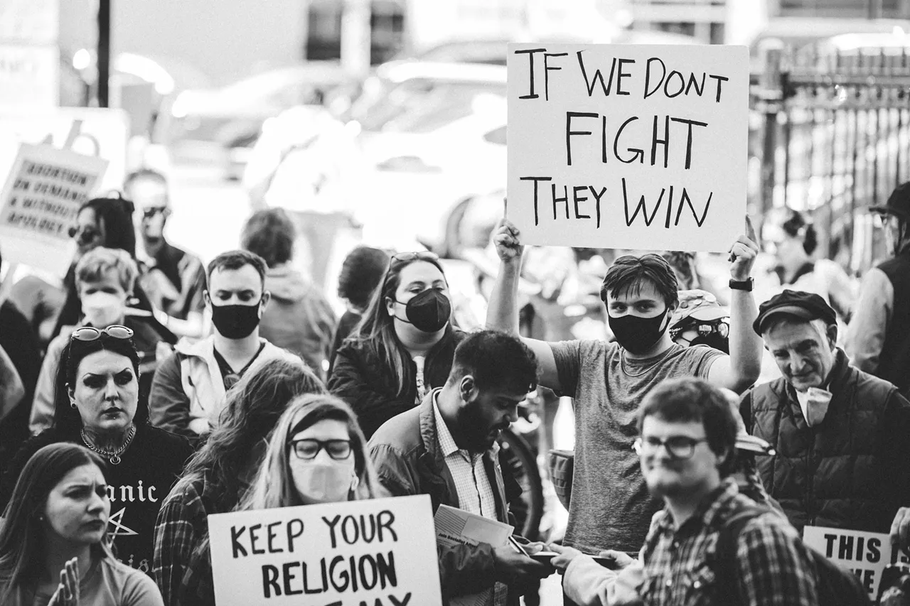 Image: Everyone we saw marching for reproductive rights in Detroit on Saturday