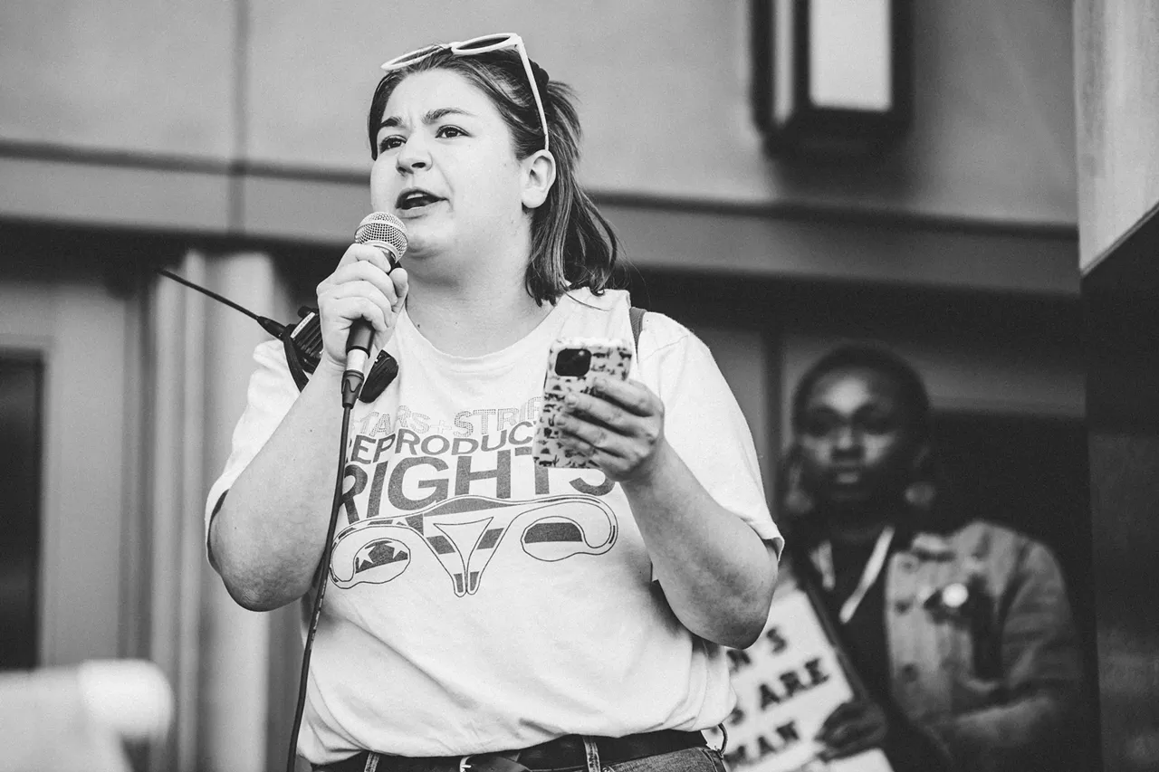 Image: Everyone we saw marching for reproductive rights in Detroit on Saturday