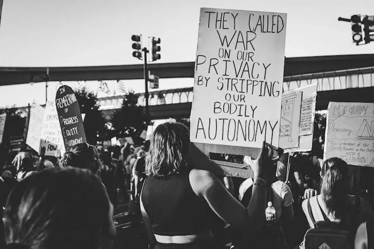 Image: Everyone we saw marching in Detroit for reproductive rights after 'Roe v. Wade' was overturned on Friday