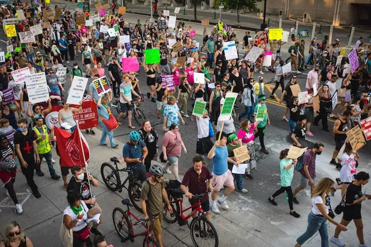 Image: Everyone we saw marching in Detroit for reproductive rights after 'Roe v. Wade' was overturned on Friday