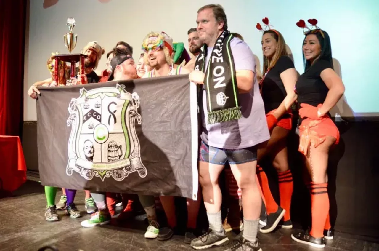 Image: Everyone who came out for a 'brief' jog at the Detroit Cupid Run