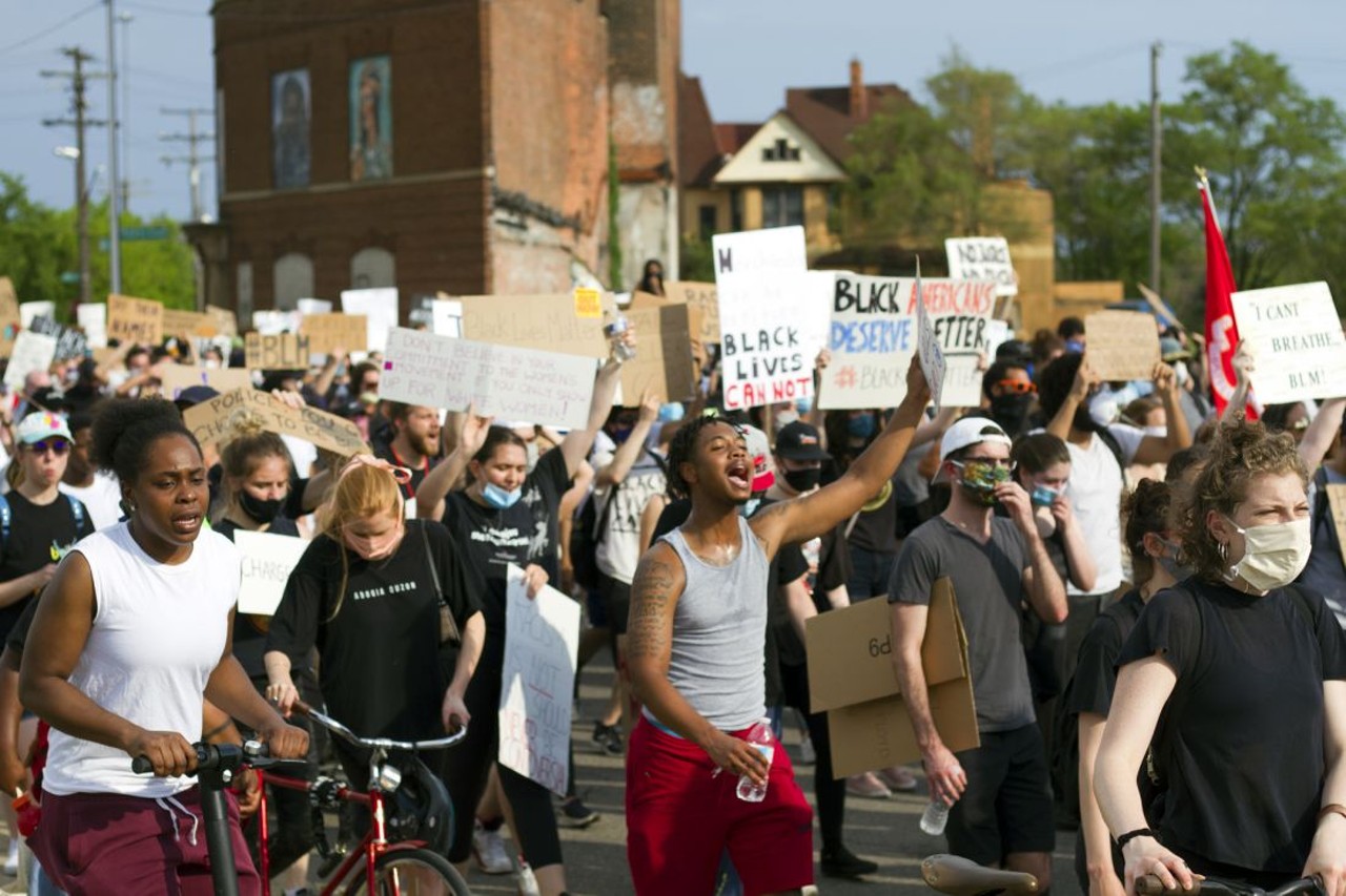 Everything we saw at Detroit's Black Lives Matter protest on Friday, June 5