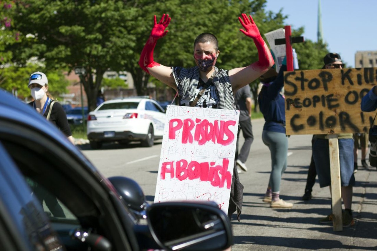Everything we saw at the Black Lives Matter protest in Detroit on Sunday, May 31