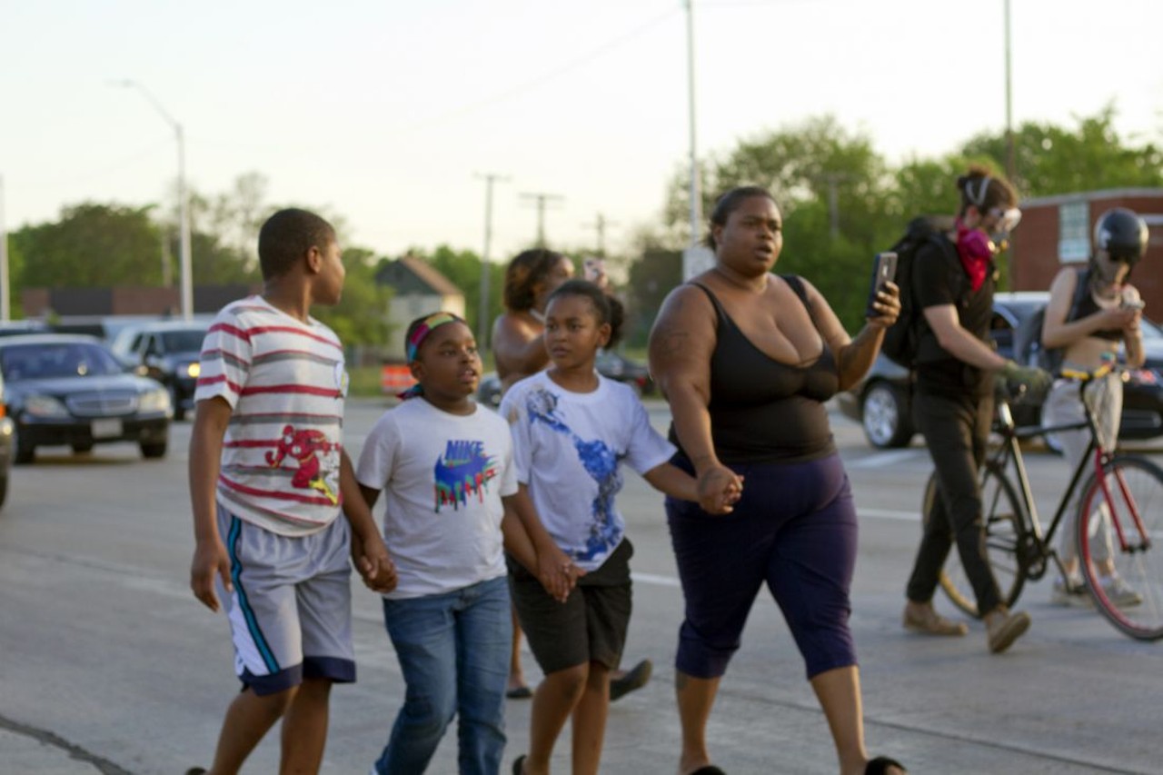 Everything we saw at the Black Lives Matter protest in Detroit on Tuesday, June 2