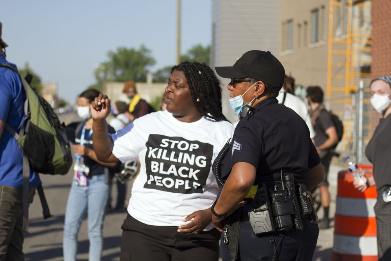 Everything we saw at the Black Lives Matter protest in Detroit on Tuesday, June 2