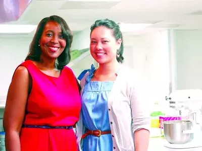 Devita Davison (left) and Jess Daniel are driving a novel concept: kitchen as business incubator.